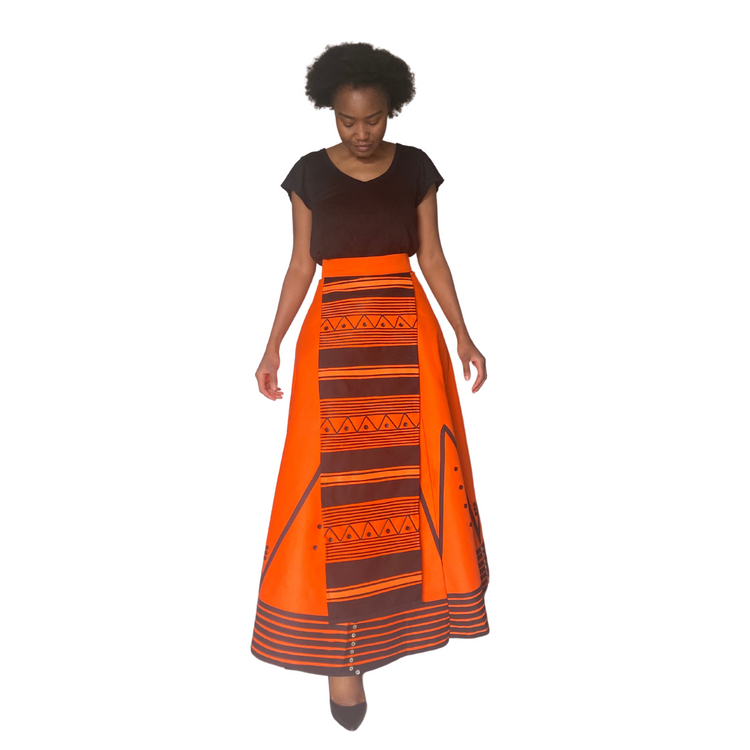 Umbhaco skirt (structured detail) and umheshuzo