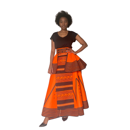 Umbhaco skirt (structured detail) and umheshuzo