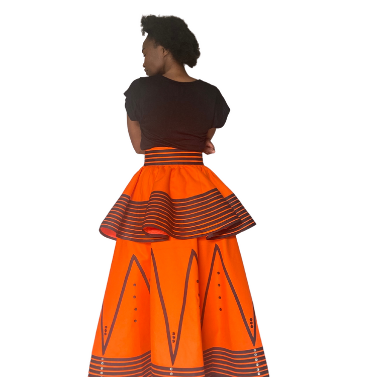 Umbhaco skirt (structured detail) and umheshuzo